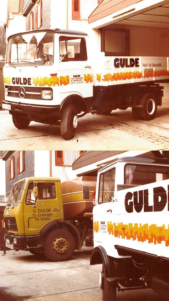 Auslieferungs-Fahrzeuge von Gulde 1982